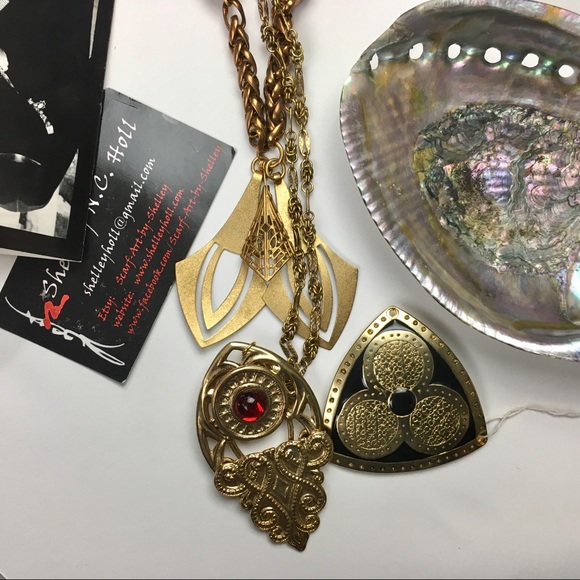 Vintage Handmade Artisan Necklace - Picture 1 of 8